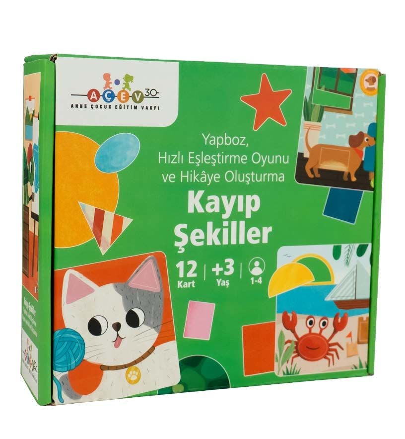 Kayıp Şekiller - Çocuklar detayları keşfederek hayal gücünü geliştirsin!